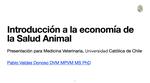 Introduction to the economics of animal health